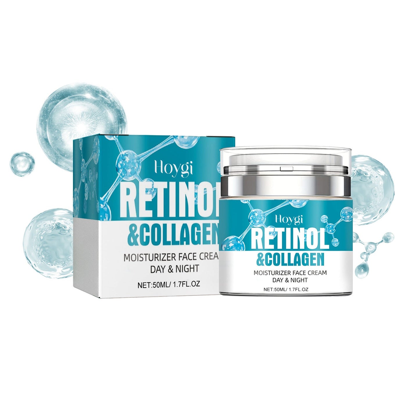 HOYGI Retinol Cream Firms Facial Skin Anti-wrinkle Anti-aging Facial Cream for Reducing Nasal Lines and Wrinkles 