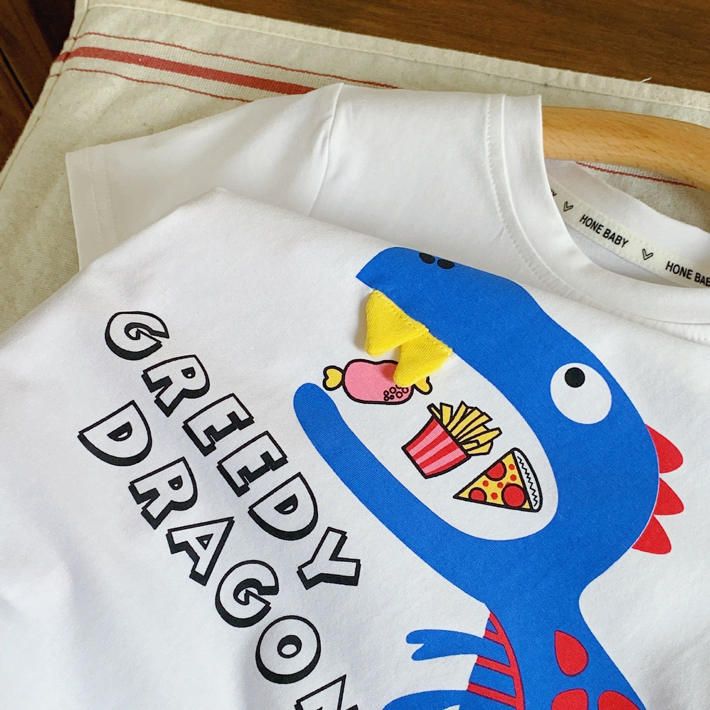 Children's T-shirt 2023 Bangcheng summer style boys and small children's little dinosaur short-sleeved T baby cute T-shirt trendy F0134