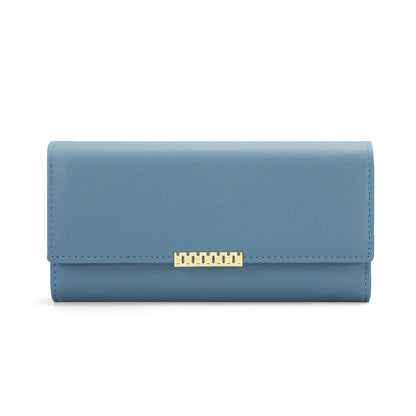 Perfect for you New Wallet Women's Tri-fold Long Multi-Card Clutch Fashion Wallet Korean Style 