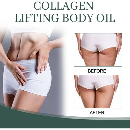 West&amp;Month Collagen Lifting Body Oil Arm Sculpting Tummy Firming Lifting Skin Care Oil 