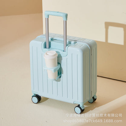 Luggage cabin suitcase small silent men business ins fashion travel trolley case 20 