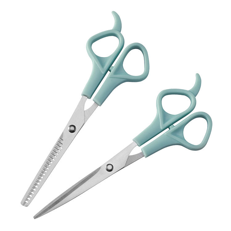 Beauty salon tools barber scissors stainless steel thinning scissors flat scissors pet scissors set