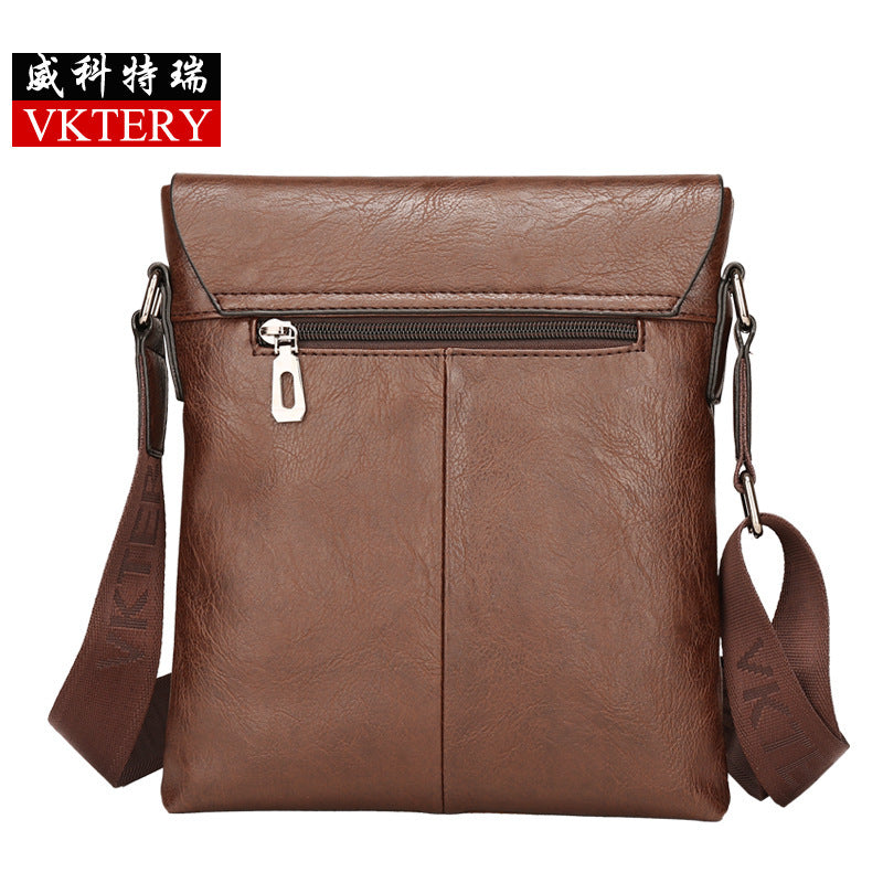 VKTERY men's bag shoulder messenger bag casual fashion bag men's bag 