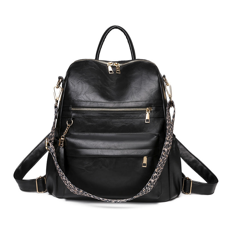 Backpack ladies 2024 backpack female European and American retro popular girls tassel bag Amazon bags wholesale 