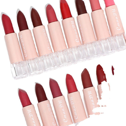 Foreign trade cosmetics 15 colors lipstick lip gloss new matte moisturizing color not easy to stain cup European and American foreign trade cross-border e-commerce