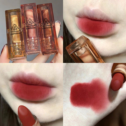 Kapovini Twilight Lipstick Matte ម៉ាត់ ជាប់បានយូរ មិនស្អិត មិនប្រតាក ក្រែមលាបមាត់ តម្លៃសមរម្យ