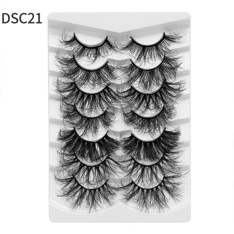 DINGSEN false eyelashes manufacturer cross-border stable eyelashes long explosive style eyelashes