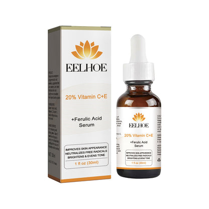 EELHOE Vitamin C + E essence fades fine lines, moisturizes, brightens skin tone, repairs dullness essence 