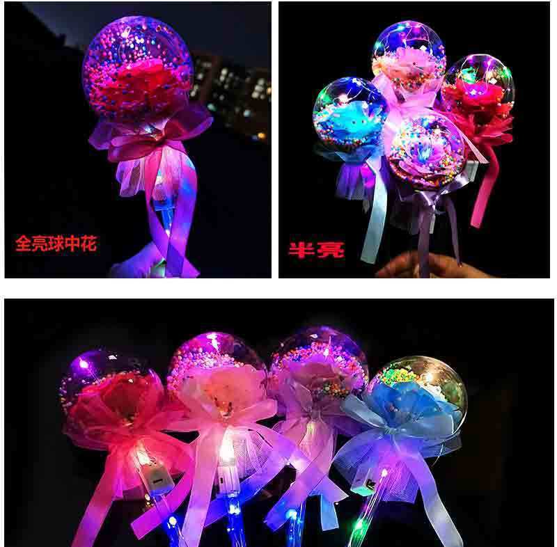 ការលក់ដោយផ្ទាល់ពីរោងចក្រ glitter light stick starry sky ball តូបក្មេងលេងពន្លឺ ផ្គត់ផ្គង់ផលិតផលរុញដំបងទេពអប្សរ