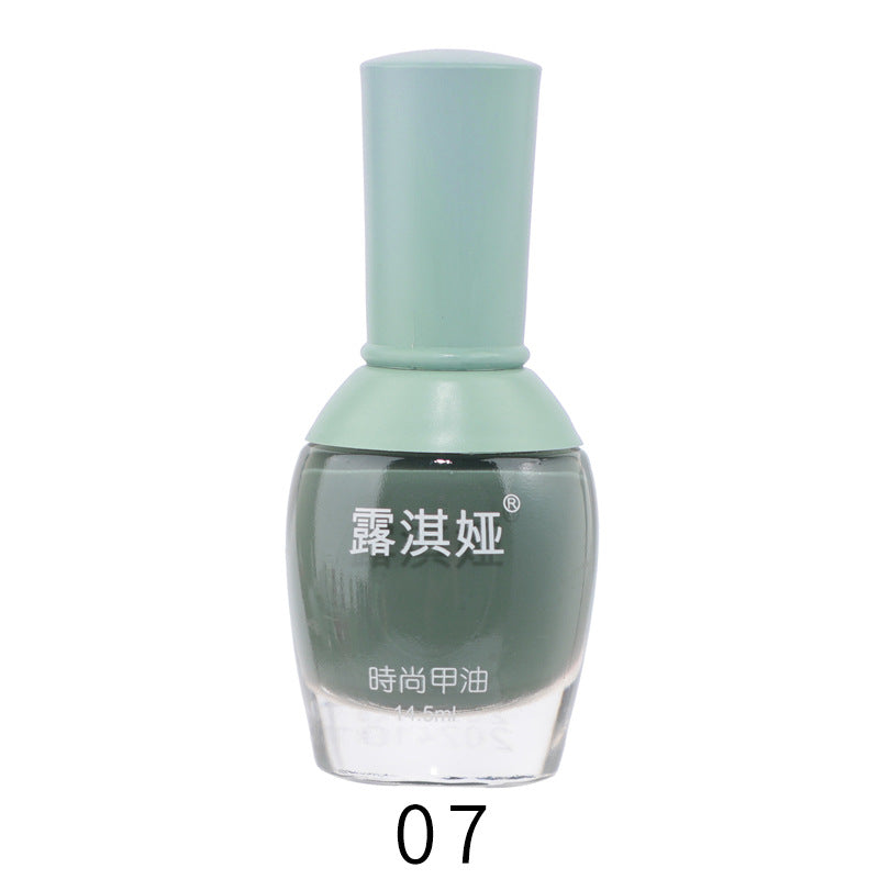 Manufacturer's supply Bei Shijie big belly bottle fashion long-lasting oily nail polish no baking autumn and winter color 14.5ml