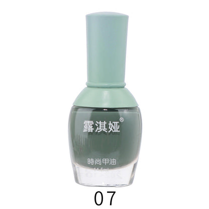 厂家货源贝诗婕大肚瓶时尚持久油性指甲油免烤秋冬季色14.5ml