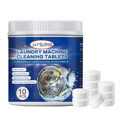 Jaysuing washing machine effervescent tablets drum water tank dirt cleaning odor-free washing machine tank cleaning tablets 