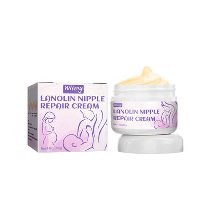 Wiieey Lanolin Nipple Repair Cream ក្រែមបំបាត់ការឈឺចាប់សុដន់ ការផ្តល់អាហារដល់ការឈឺចាប់ស្ត្រីមានផ្ទៃពោះ Cream Cracked Cream Baby Breastfeeding Cream 