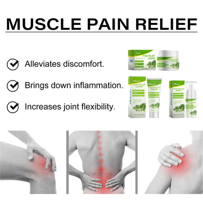 Ximonth Artemisia argyi muscle and bone pain relief series relieves waist, shoulder, cervical spine, knee and joint pain care cream 