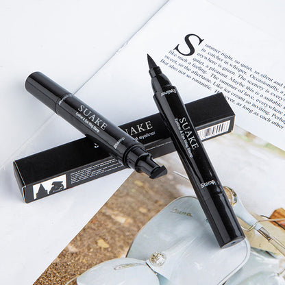 Suake Suanke double-headed stamp eyeliner lazy two-in-one wing stamp eyeliner liquid pen cross-border foreign trade