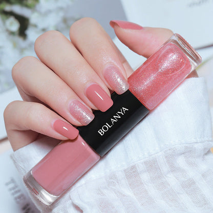 Cross-border double-headed oily nail polish, no baking, long-lasting and non-peelable, new spring and summer nail polish, no baking and quick-drying nail polish