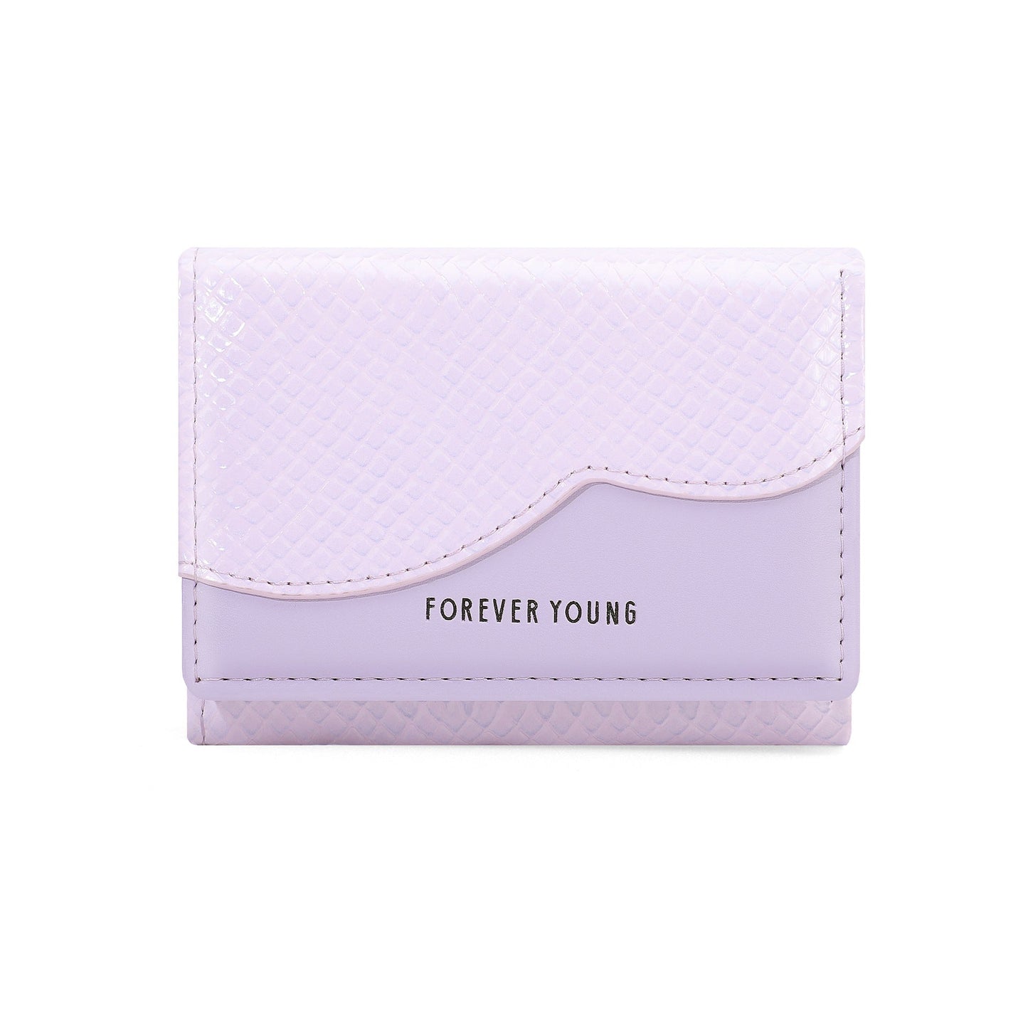 forever young ladies wallet short Korean snake pattern fashion coin purse three fold pu multi-card slot wallet 