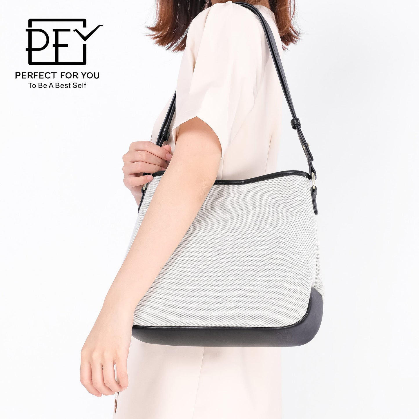 Perfect For You Women's Tote Bag New Small Large Capacity Simple Canvas One Shoulder Underarm Bag Women