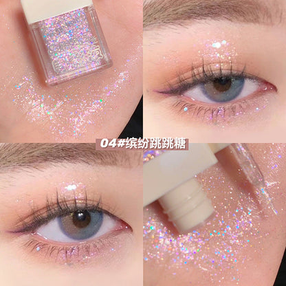 Gegebear Gege Bear Liquid Eyeshadow Pearlescent Sequins Glitter Silkworm Eyeshadow Brighten a Drop of Tear Makeup Wholesale