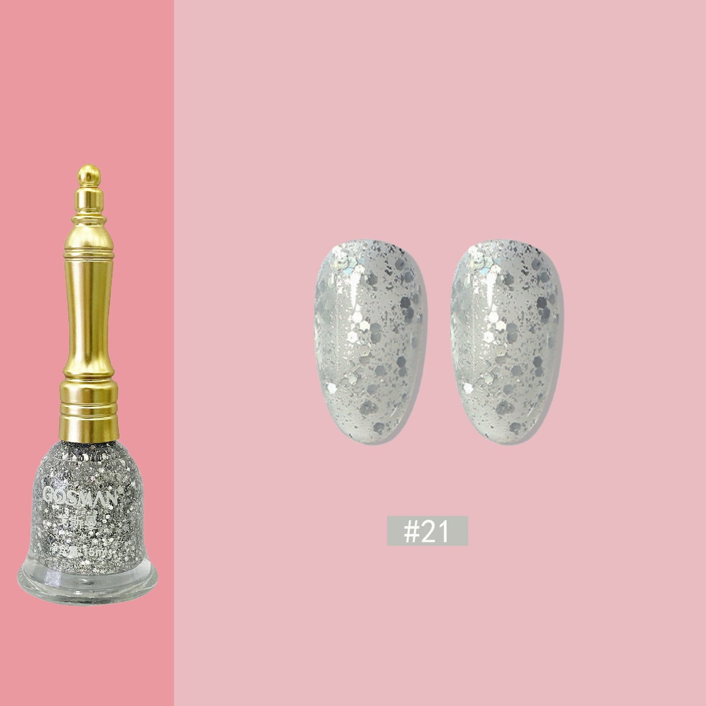 Gosman's new small bell nail polish is long-lasting and can't be torn off. It doesn't need to be baked and quick-drying. The factory wholesales the nail polish.