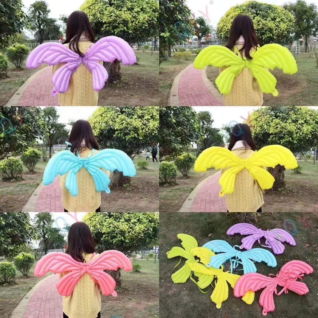 New Angel Butterfly Inflatable Wings Balloon Toy Children's Birthday Party Arrangement Photo Performance Decoration Props