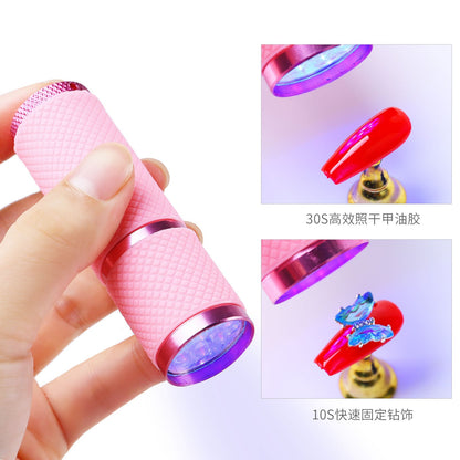 Nail Art Products LED Mini Flashlight Quick Drying Nail Art Portable Light Therapy Lamp Nail Polish Gel Special