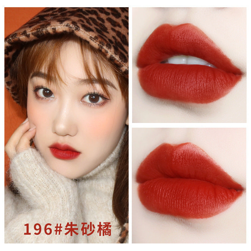 NOVO5266 Fog Velvet Tube Small Gold Bar Lipstick Long-lasting Moisturizing Lips Moisturizing Matte Douyin Same Beauty Makeup 