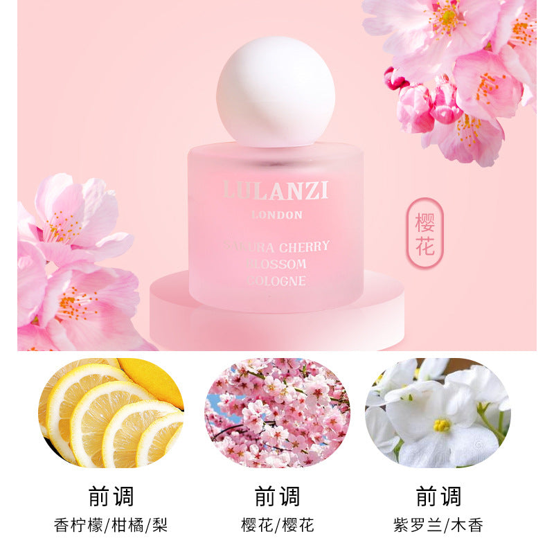 Lulanzi cherry blossom azalea orchid fragrance perfume fresh and lasting elegant cross-border live broadcast one-piece delivery to Vietnam