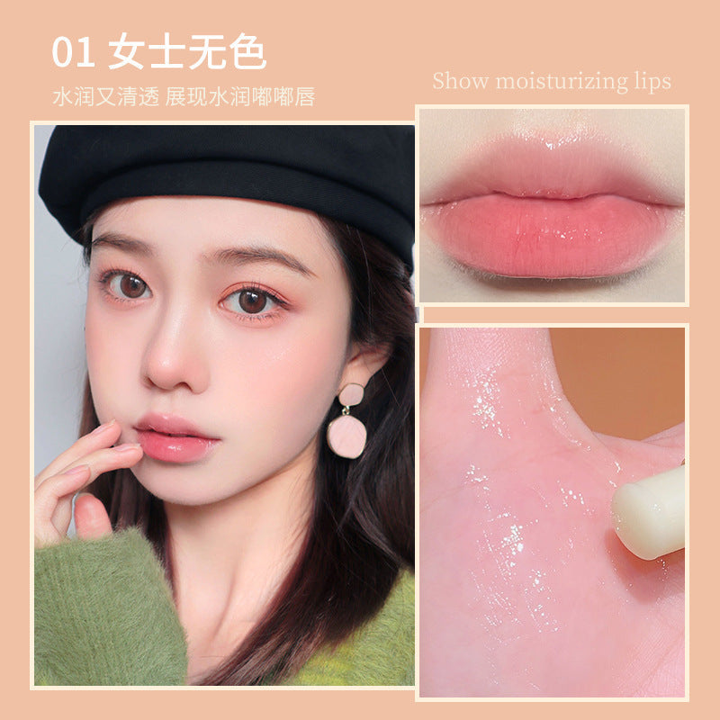 NOVO colorless lip balm temperature change moisturizing lip lines lip primer temperature change color lip balm wholesale 