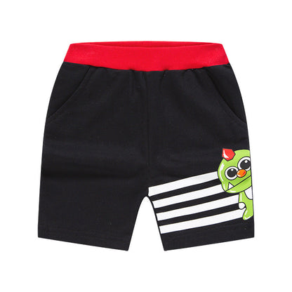 Children's cartoon shorts 2023 boys' shorts Korean style printed summer new style trendy manufacturers wholesale one piece drop shipping