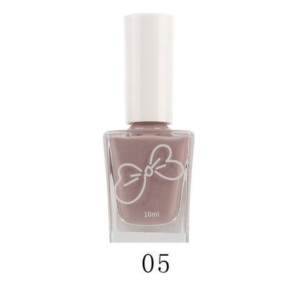 Oily nail polish, no baking, quick drying, non-peelable, non-stripping, safe, cross-border, odorless, nude nail polish for nail salons