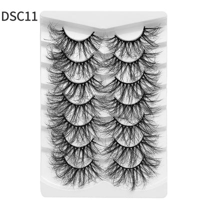 DINGSEN false eyelashes manufacturer cross-border stable eyelashes long explosive style eyelashes