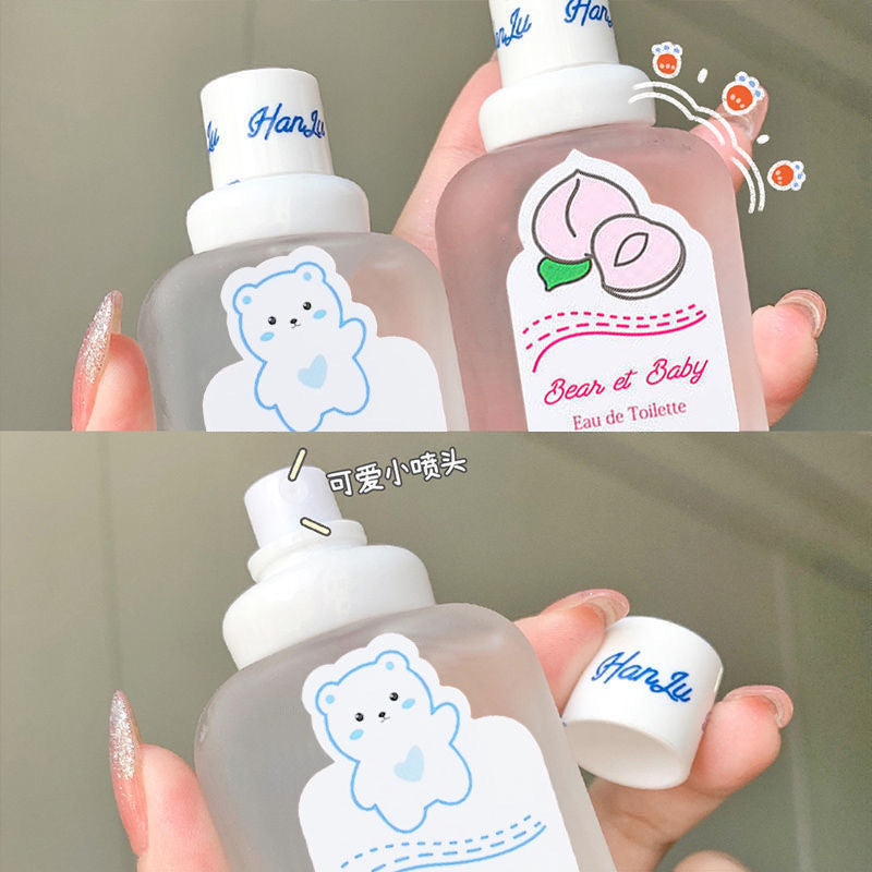 [Factory direct supply] Peach milk scented bear baby girl student perfume fresh and light fragrance e-commerce wholesale 