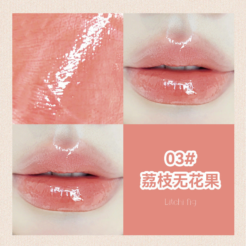 NOVO honey kiss milk jelly lipstick pen មិនប្រតាក មិនស្អិត មិនប្រតាក មិនជ្រាបទឹក ផ្តល់សំណើម លាបបបូរមាត់ ធ្វើអោយស្បែកស 