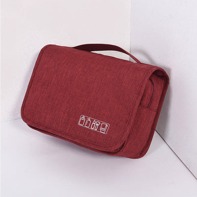 Travel waterproof cationic hook toiletry bag large home bathroom cosmetics storage hanging bag beauty makeup storage bag 