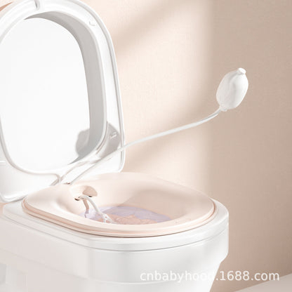 Folding bidet for pregnant women to wash their buttocks, private parts, men and women, no-squatting buttocks washing basin, pregnant women, confinement care basin