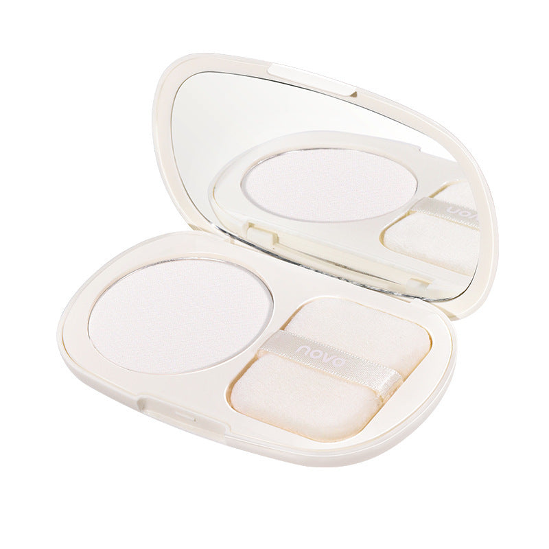 NOVO translucent tulle fixed-focus powder has a fine, light, clear texture and does not stick to the powder. It applies smoothly and fits perfectly and shows your complexion. 