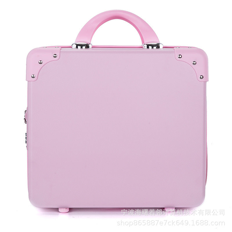 Daisy mother and child suitcase female lightweight 16-inch student makeup box small fresh suitcase portable large capacity 