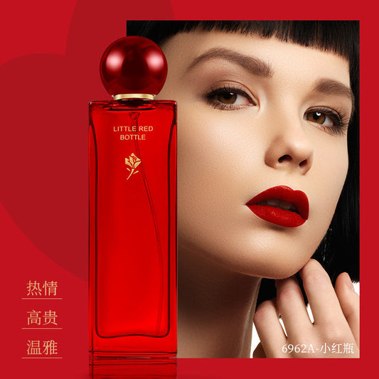 Qimei Little Red Bottle Perfume ទឹកអប់នារី ក្លិនក្រអូបស្រាល ជាប់បានយូរ ទឹកអប់មានលក់ដុំ