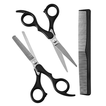 Children's stainless steel hairdressing special pet scissors full set of tooth scissors flat scissors hairdressing tools barber scissors set