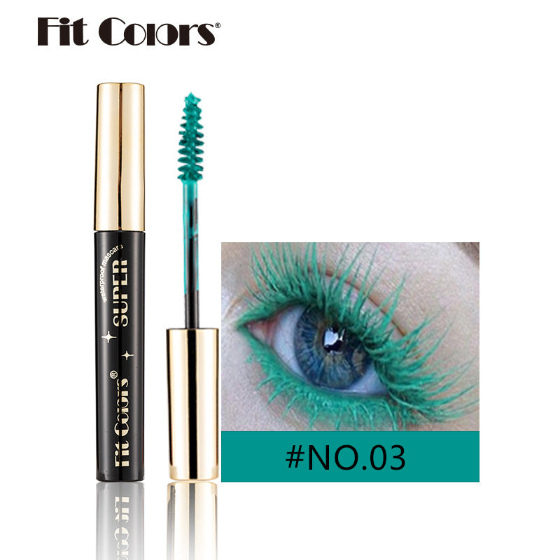 Cross-border Fit Colors 14 color mascara thick curling not easy to smudge Christmas stage makeup foreign trade