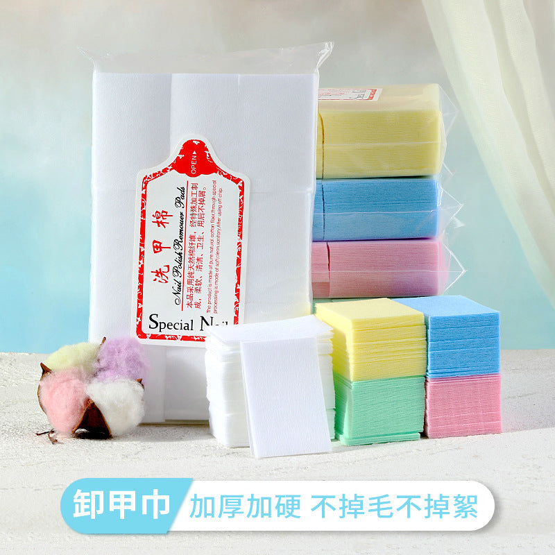 Nail products nail towels nail remover nail remover cotton pads disposable nail remover towels manufacturers direct sales spot