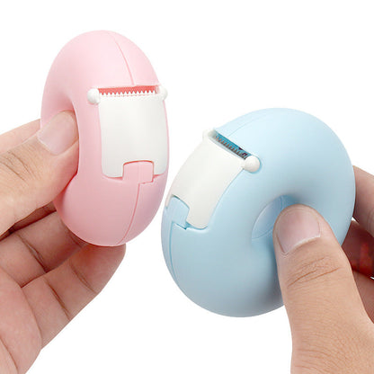 Wholesale Eyelash Extension Tape Dispenser Candy Color Portable Tape Dispenser Heart Shaped Circular Cutter