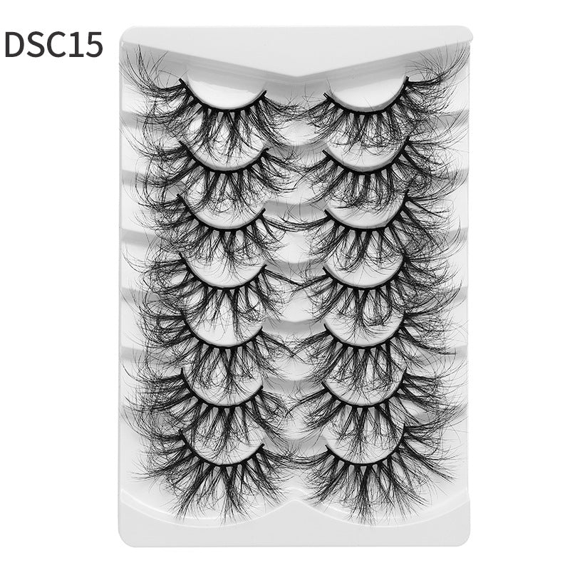 DINGSEN false eyelashes manufacturer cross-border stable eyelashes long explosive style eyelashes