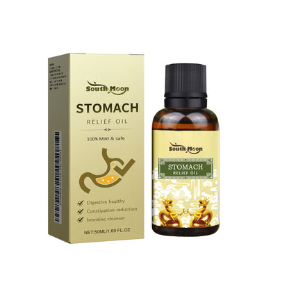 South Moon Stomach Soothing Oil Clears Stool Abdominal Massage Care Oil Relieves Stomach Discomfort Firming Slimming Oil 