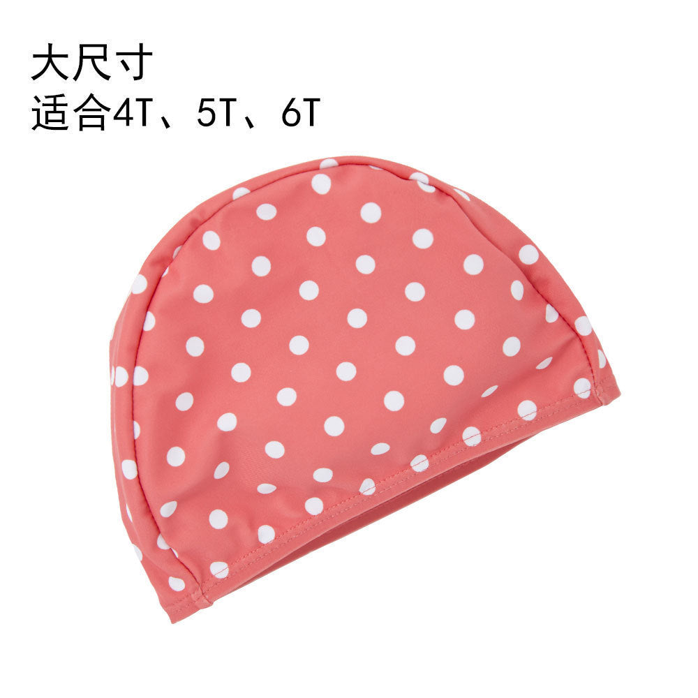 Girls Swimming Cap 2024 Summer Elastic Swimming Supplies Girls Earmuffs Boys European and American Swimming Cap Cross-border Manufacturer 