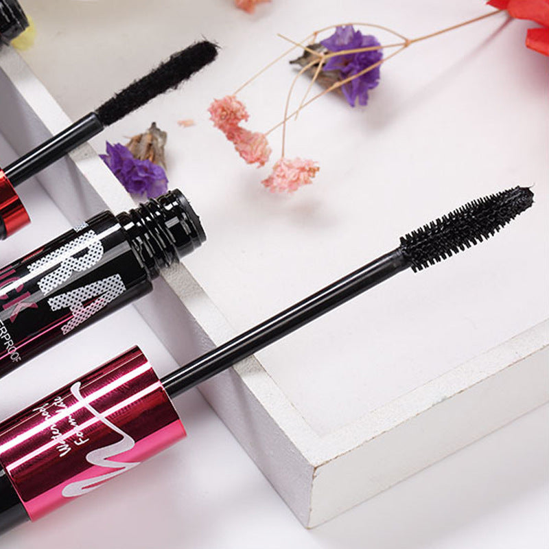 GECOMO/Gemon silk grafting mascara double tube combination set waterproof thick long-lasting non-smudged slender