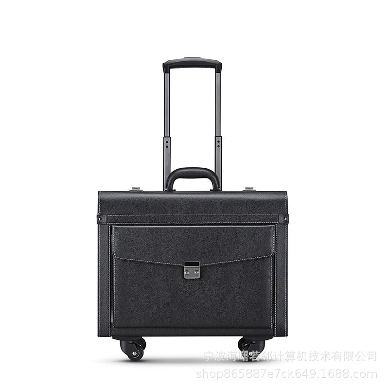 Stewardess flight case conductor luggage captain trolley case law business boarding case equipment box box cash box 18 អ៊ីង 