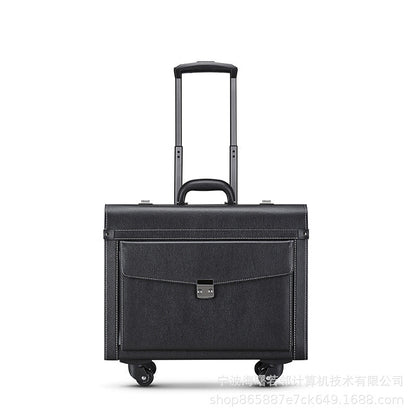 Stewardess flight case conductor luggage captain trolley case lawyer business boarding case equipment box cash box 18 inches 