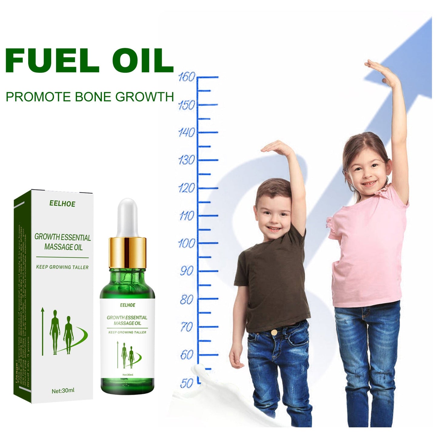 EELHOE growth-enhancing essential oil, body height care, growth enhancement, height growth, foot acupoints, foot massage solution 